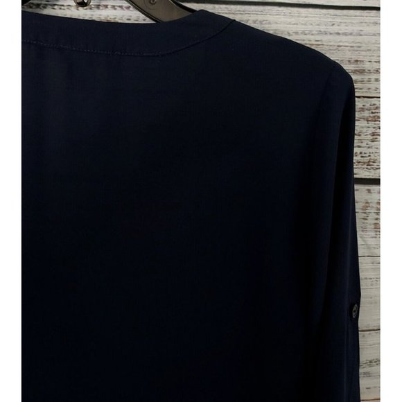 Outback Red Small Blue Multi-Layered Button Accented Loose Top Women's - Picture 10 of 10